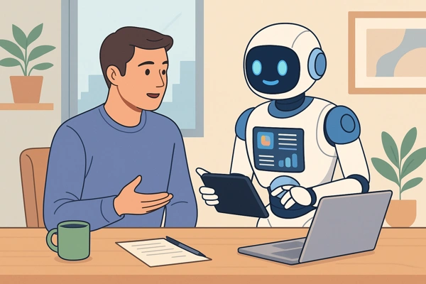 Invençoes-modernas-que-estão-mudando-mundo
Pessoa usando inteligência artificial generativa em casa e no trabalho, mostrando o uso cotidiano da tecnologia