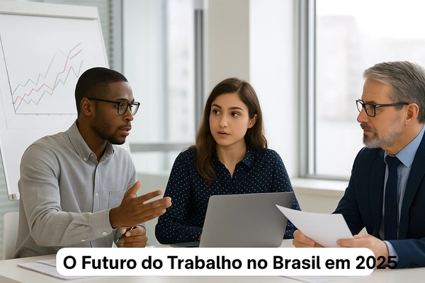 Novas-Profissões-Mais-Bem-Pagas
Três pessoas em um escritório moderno discutindo o futuro do trabalho no Brasil